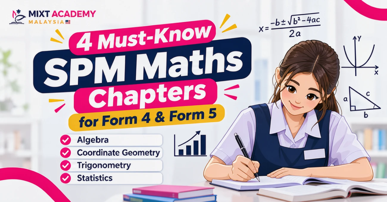 4 SPM Maths Chapters Form 4 & Form 5 Students Should Revise
