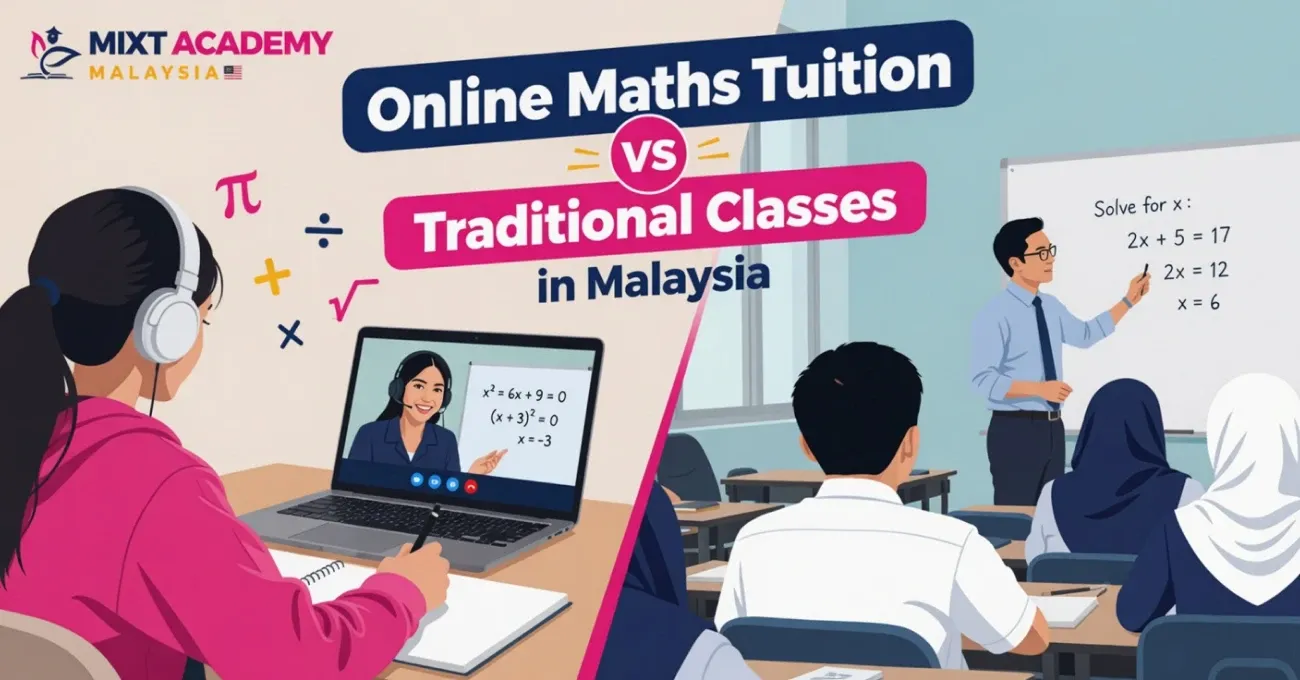 Online Maths Tuition vs Traditional Tuition Classes